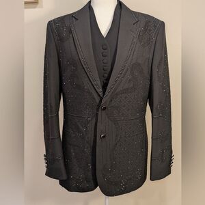 Barroco men’s rhinestone blazer. Like new condition.